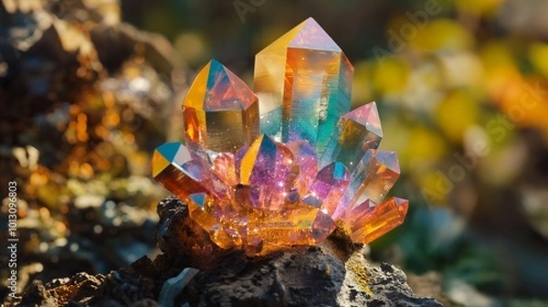 Obraz crystal forming