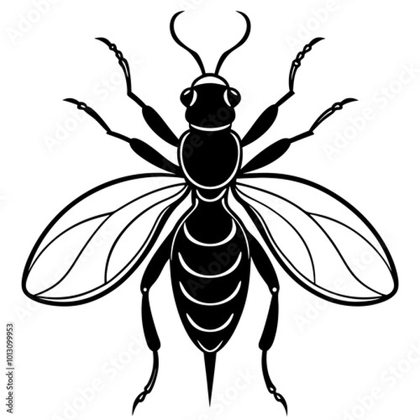 Obraz bee illustration