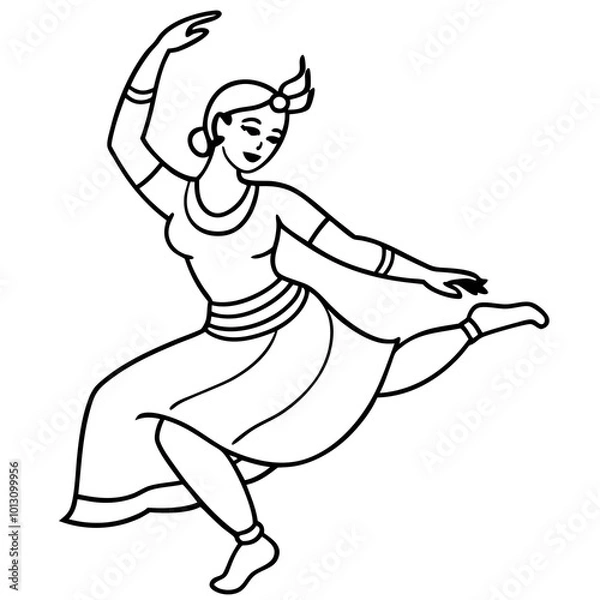 Obraz person in a dance