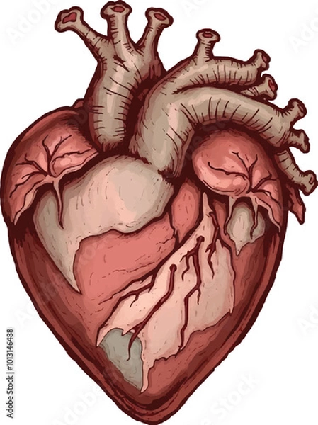 Obraz Heart of Humanity: The Core of Our Emotions"