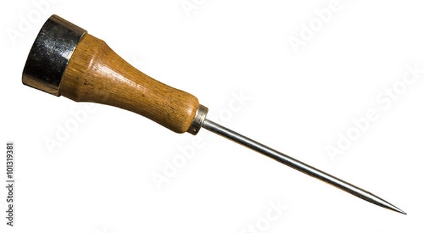 Obraz Ice Pick on isolated clipping mark background.