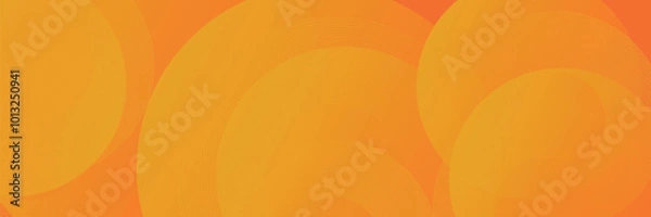 Fototapeta Minimal geometric background. Orange elements with fluid gradient. Dynamic shapes composition. Vector illustration. Modern lines, eps10.