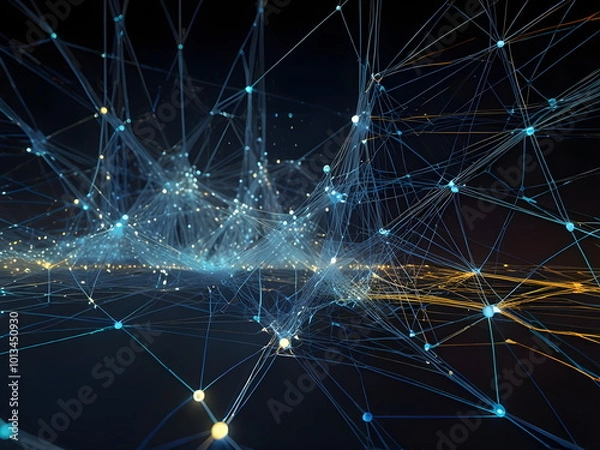 Fototapeta A futuristic information age