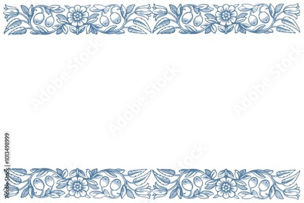 Fototapeta 飾り枠　背景イラスト