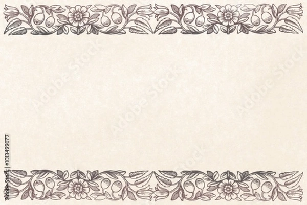 Fototapeta 飾り枠　背景イラスト