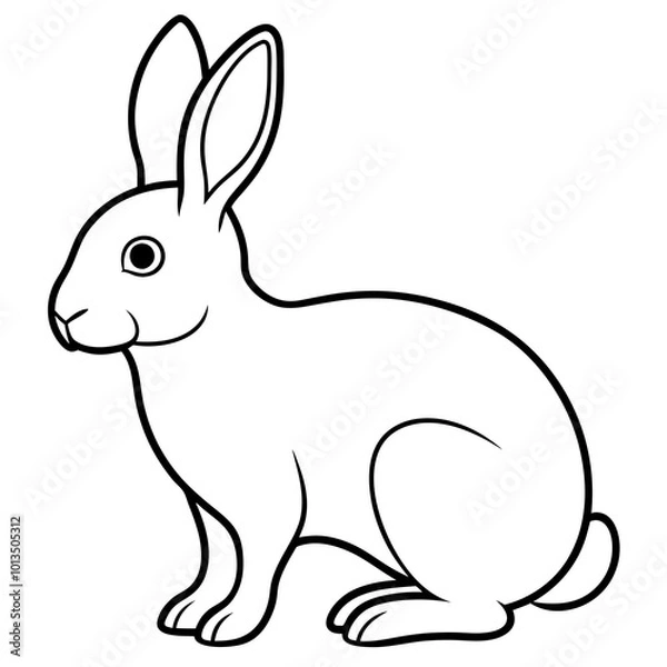 Obraz illustration of a rabbit