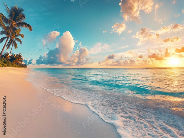 Obraz spiaggia tropicale deserta