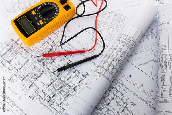 Fototapeta Digital multimeter