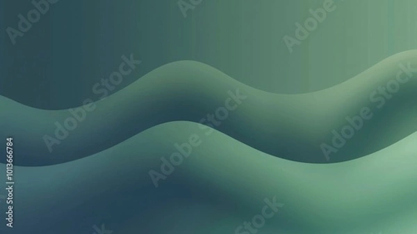 Obraz Abstract Gradient Background with Wavy Lines