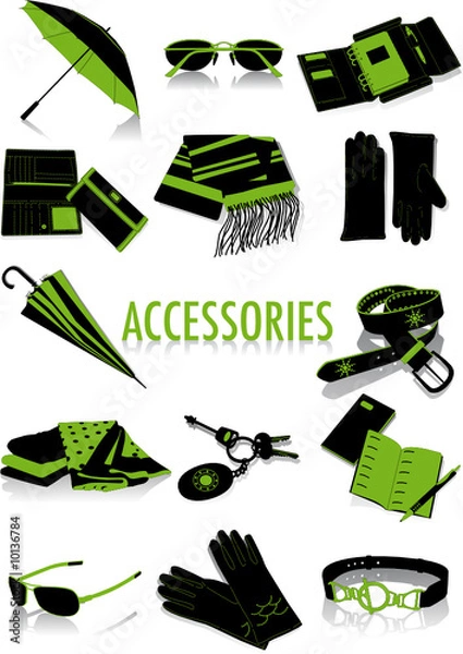 Obraz Accessories silhouettes