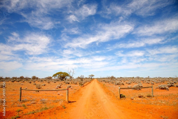 Fototapeta Droga Outback Australia