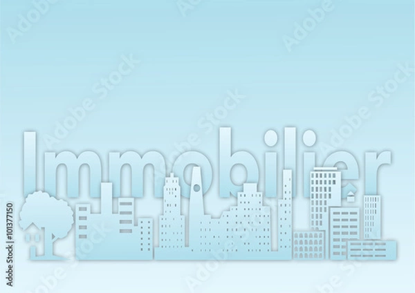 Fototapeta immobilier