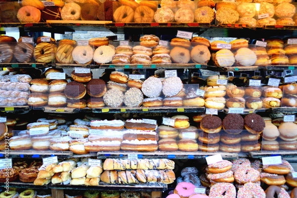 Obraz Various sweets in a shop in Camden Town, London