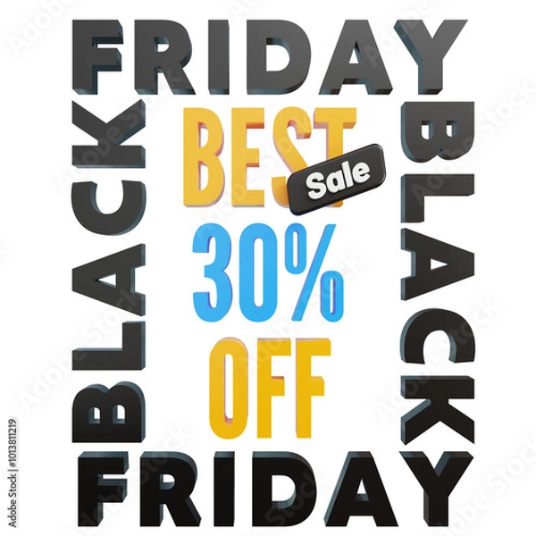 Fototapeta black friday marketing banner