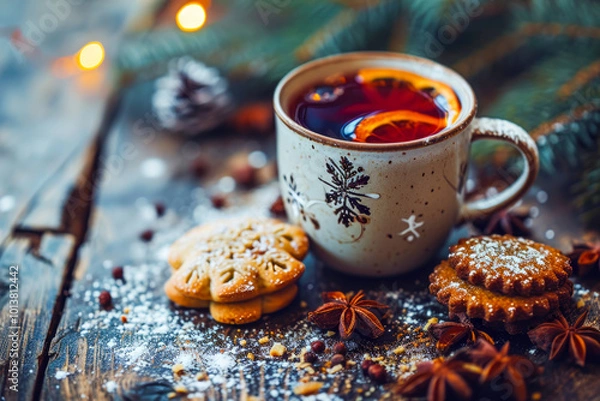 Fototapeta Weihnachts Tee