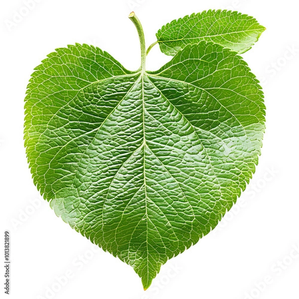 Obraz apple leaf isolated on white or transparent png