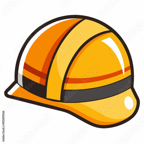 Obraz Safety helmet illustration design