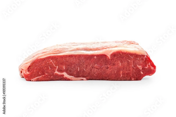 Fototapeta Raw beef rump steak horizontal