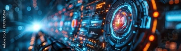 Fototapeta The future and technology with sleek designs, modern and innovative, Urban, Cool tones, Photograph, Futuristic vision