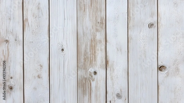 Fototapeta Light oak wood with a white paint texture background, featuring a natural wood grain juxtaposed with a sleek, painted finish