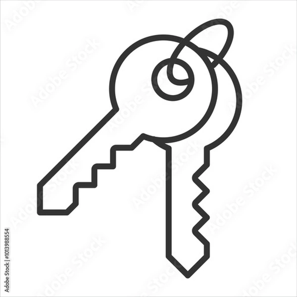 Obraz Two Keys icon