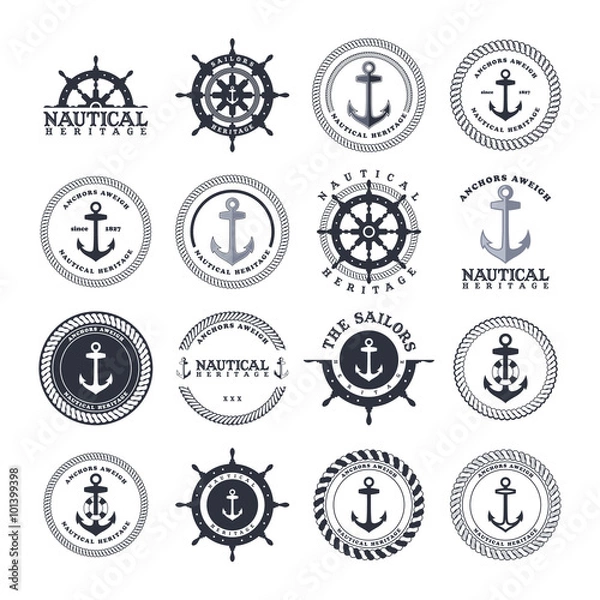 Obraz sailor anchor theme
