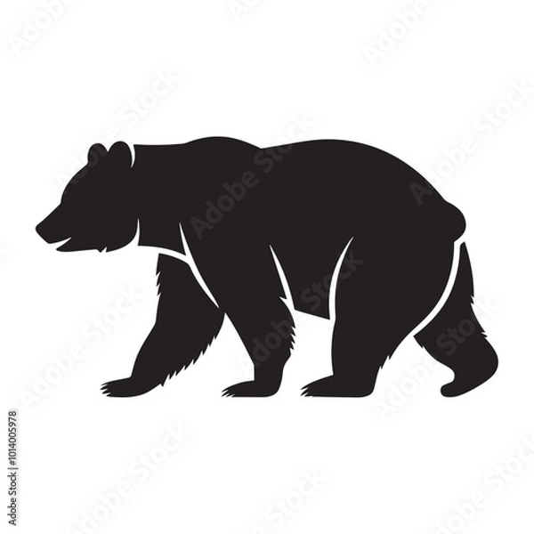 Fototapeta bison silhouette