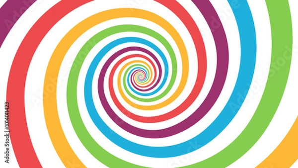 Fototapeta Rainbow Spiral