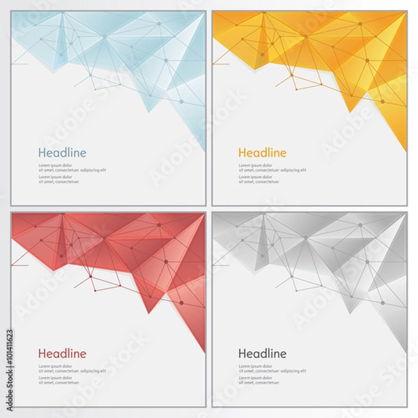 Fototapeta For background for presentation slides.