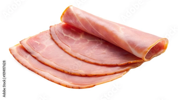 Fototapeta slices of ham