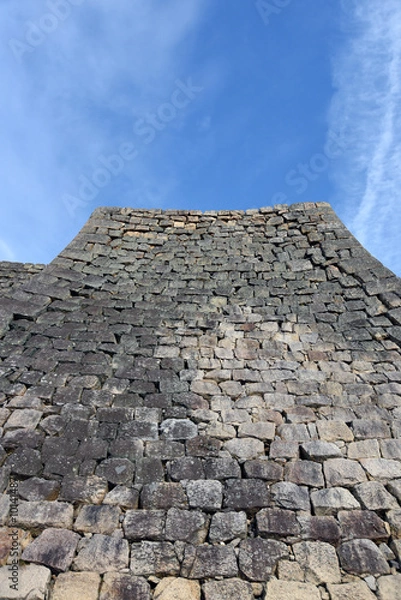 Obraz 香川県丸亀市「丸亀城」の石垣
