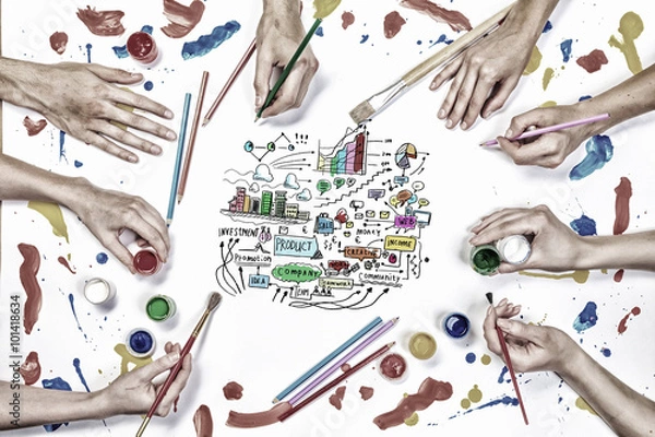 Fototapeta Creative idea for your business