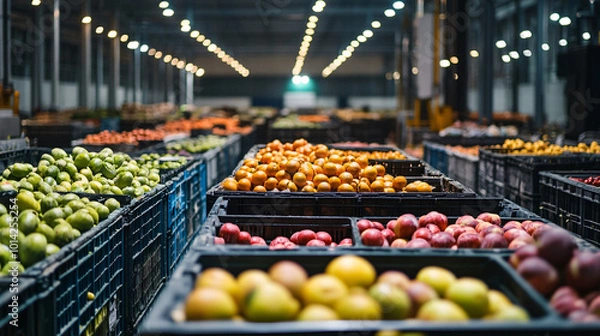 Obraz A discussion on food waste management in the supply chain.