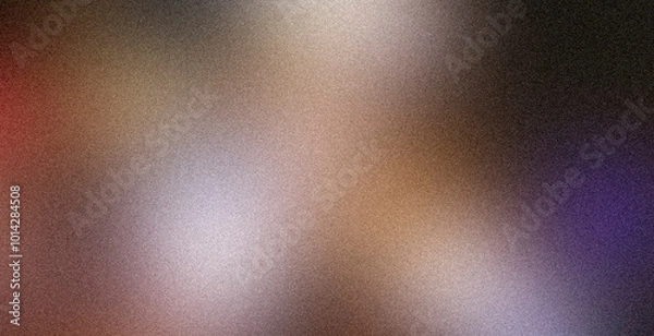 Fototapeta Purple-pink-yellow dark rough abstract retro atmosphere, shining with bright light and glow pattern, grainy noise