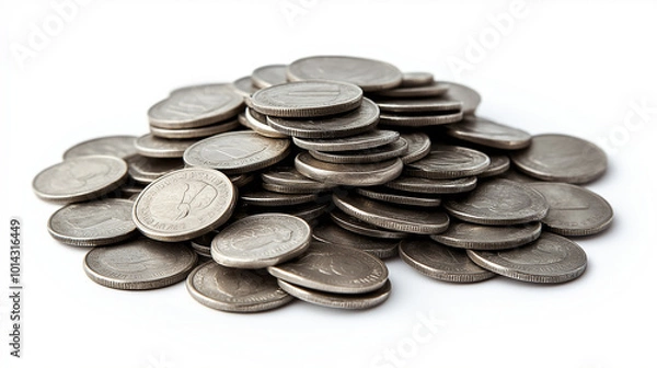 Fototapeta 硬貨とお金のイメージ