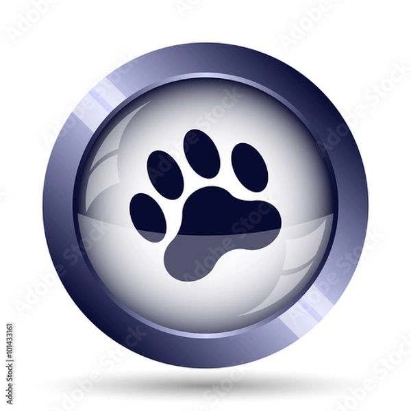 Obraz Paw print icon