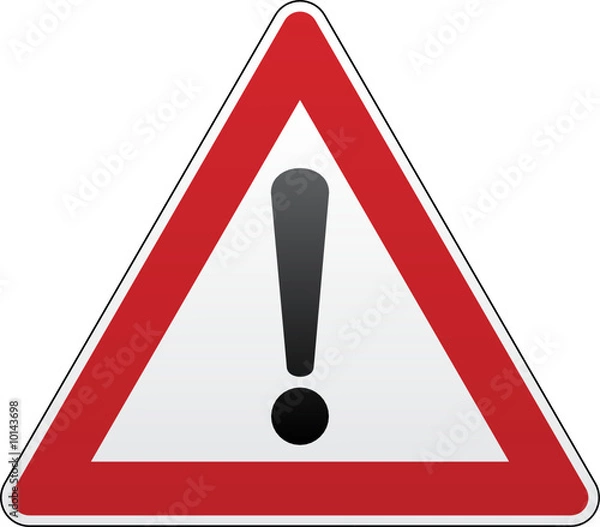 Obraz Panneau Attention