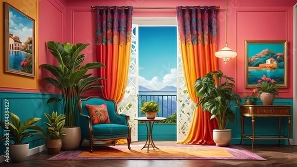 Fototapeta modern living room