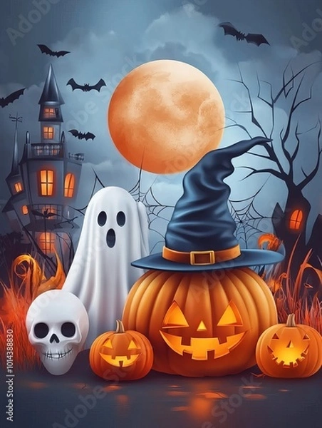 Fototapeta Halloween concept background