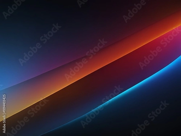 Fototapeta Colorful 2D Graphic Wallpaper with Gradients background, Wallpaper, Photo for post banner. Ai Generated