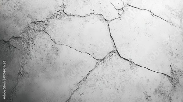 Fototapeta A rough concrete wall with an aged concrete texture for background needs