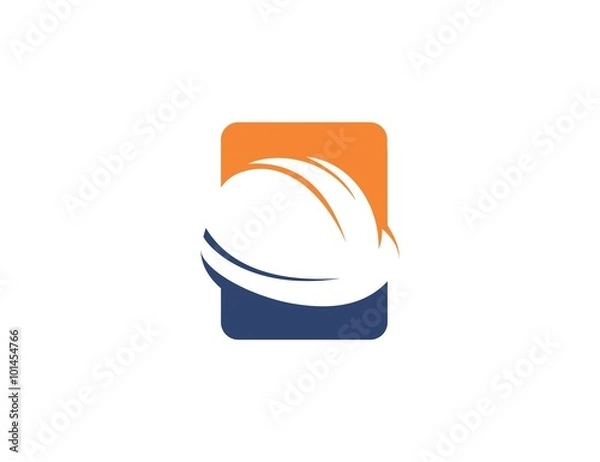 Obraz Helmet construction logo