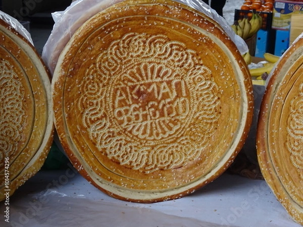 Obraz Ouzbekistan, traditional bread