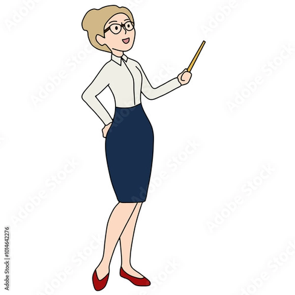 Fototapeta Teacher Teaching learning