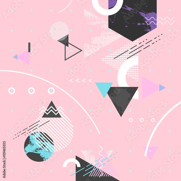 Fototapeta Abstract modern geometric background