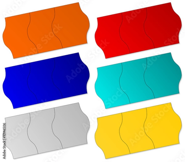 Fototapeta preisschild - vector