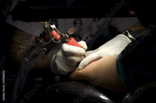 Fototapeta tattooing