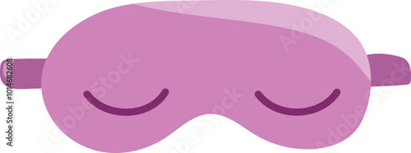 Obraz Sleep blindfold illustration