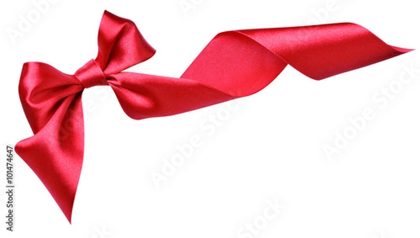 Fototapeta Red decorative bow