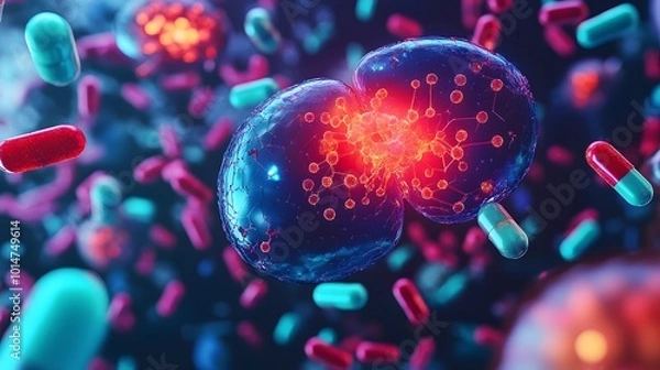 Obraz Drug Induced Liver Injury Illustrated Concept